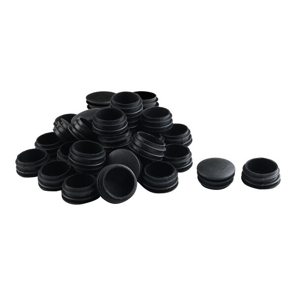 1 1/2" 38mm OD Plastic Round Tube Insert Protector 34pcs, 1.38"-1.46" Inner Dia