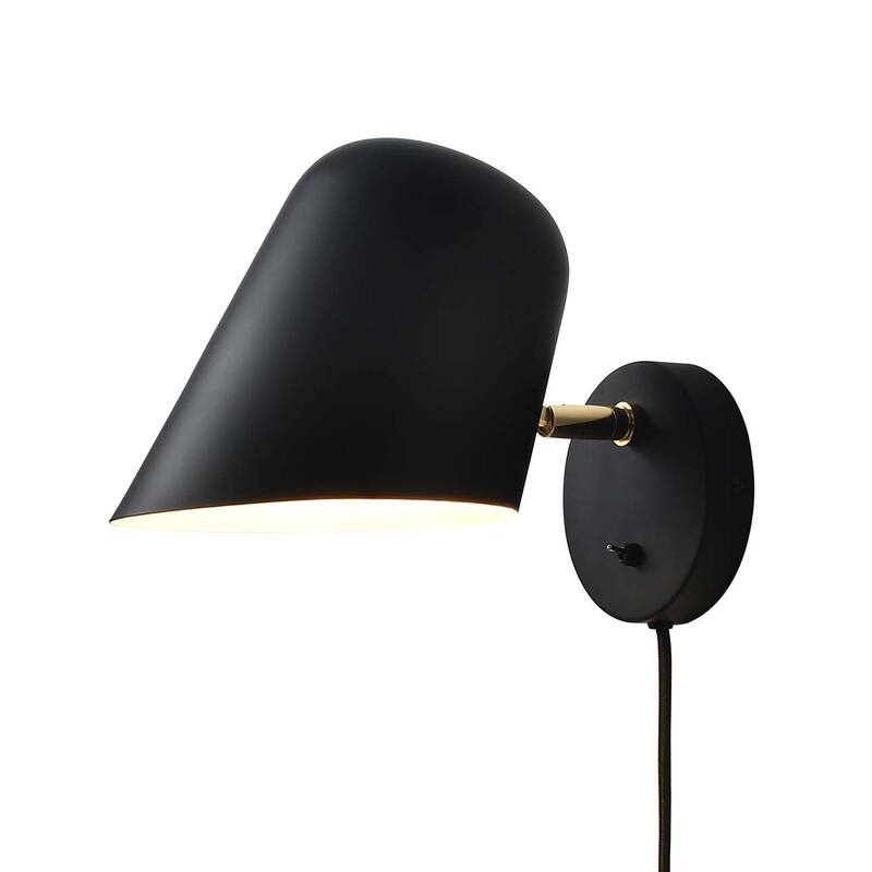 NOVA of California Culver Wall Sconce - Brushed Brass, plug-in