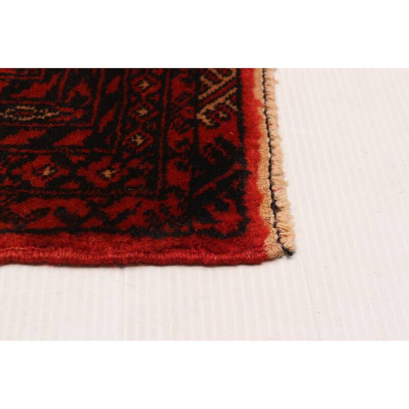 Teimani Red Rug 3'7" x 6'1" - 3'7 x 6'1