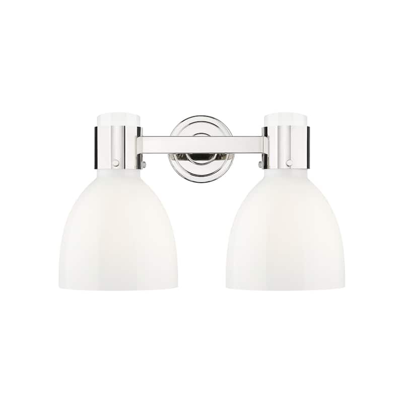 Innovations Lighting Downtown Urban - Lawton Bell - 2 Light 16" Wall-Mounted Bath Vanity Light