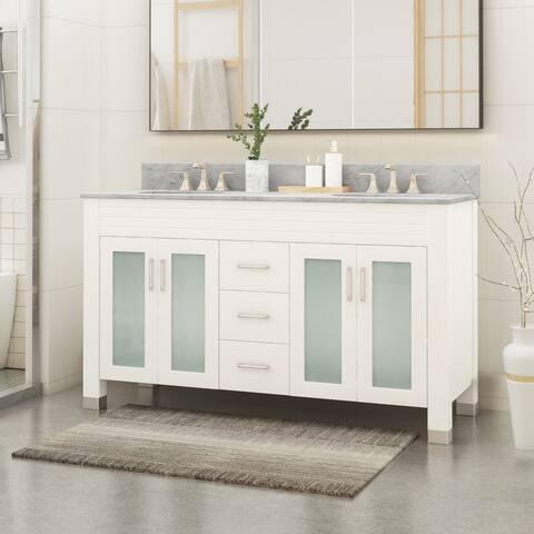 Holdame 60" Wood Bathroom Vanity (Counter Top Not Included) by Christopher Knight Home
