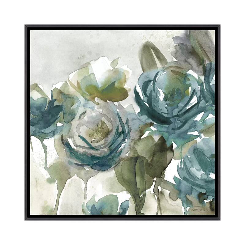 iCanvas "Secret Garden Negative I" by Carol Robinson Framed - Ebony - 26x26