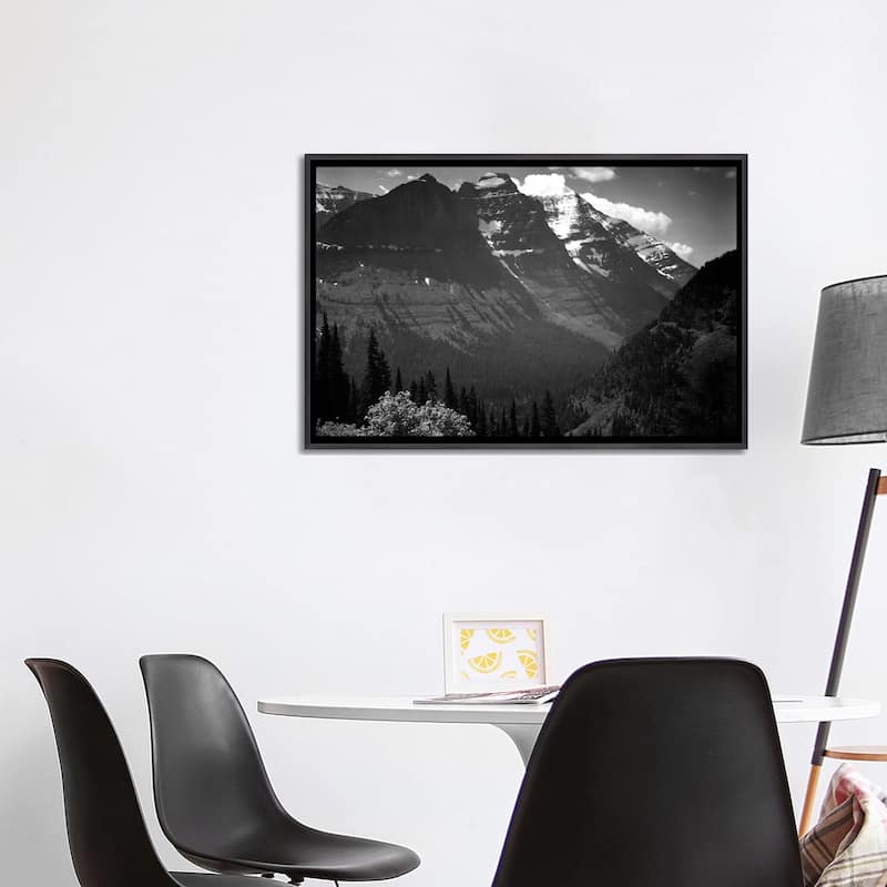 iCanvas "In Glacier National Park II" by Ansel Adams Framed