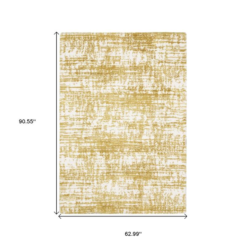 HomeRoots Abstract Industrial Runner Area Rug