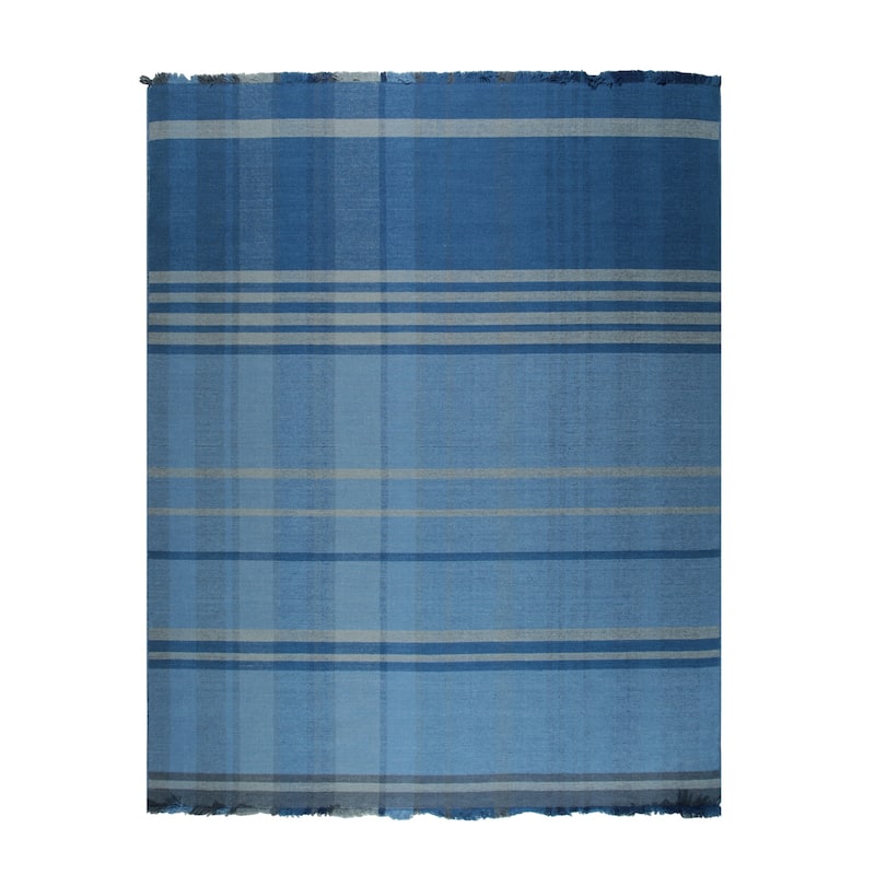 Hand-Knotted Wool Oushak Rug, 9' x 12', Gray Area Rug, Stylish Handcrafted Soft Texture for Bedrooms or Home - L