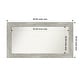 preview thumbnail 13 of 119, Dove Greywash Framed Non-Beveled Custom Wall Mirror, Bathroom Vanity Mirror Outer Size: 48 x 26