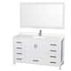 Option White / White Quartz Top / Brushed Chrome Hardware