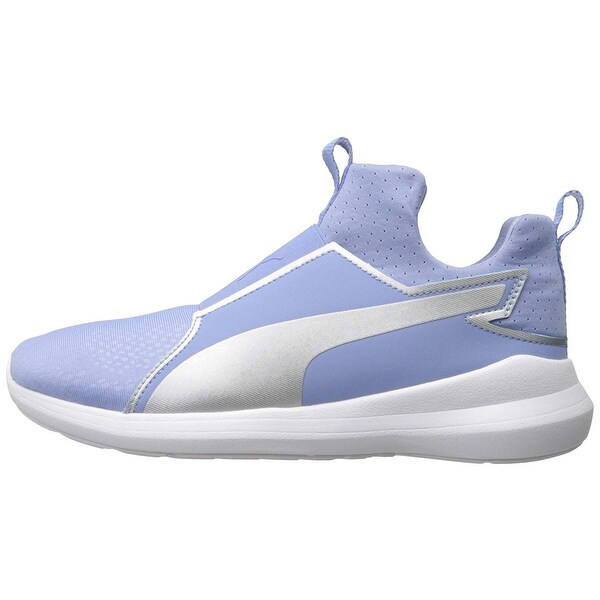 puma rebel mid trainers ladies