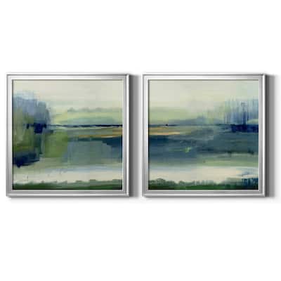 Glistening Meadow Detail I-Premium Framed Canvas - Ready to Hang - Multi-Color