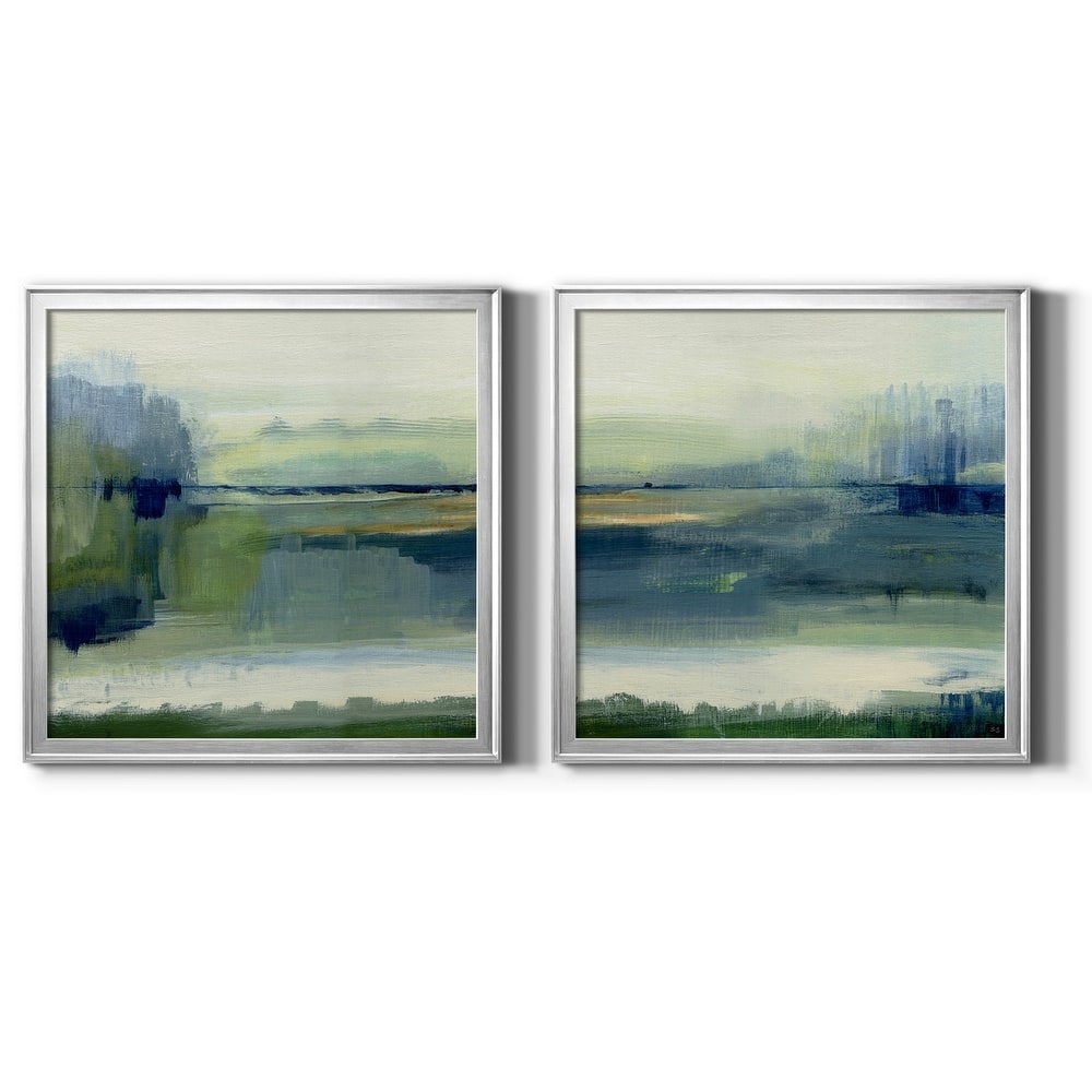 Glistening Meadow Detail I-Premium Framed Canvas - Ready to Hang - Multi-Color