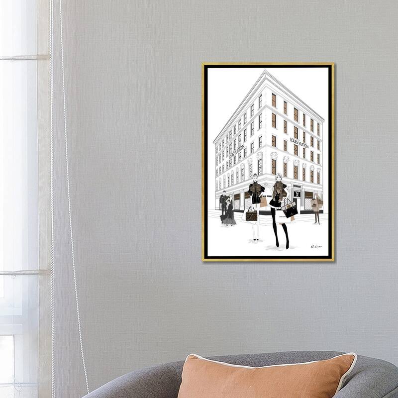 iCanvas "Louis Vuitton Girls" by So Loretta Framed Canvas Print