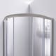 preview thumbnail 20 of 69, DreamLine Prime 38 in. x 38 in. x 74 3/4 in. Sliding Shower Enclosure and Shower Base Kit - 38" x 38"