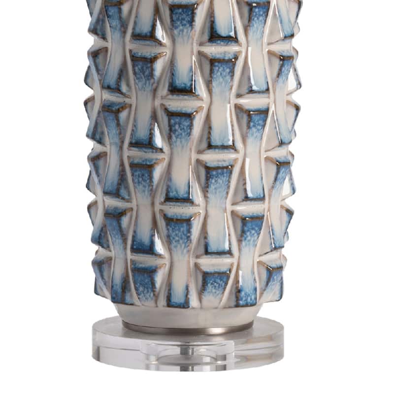 Hayes 31" Ceramic Table Lamp - 31"H x 17"Rnd
