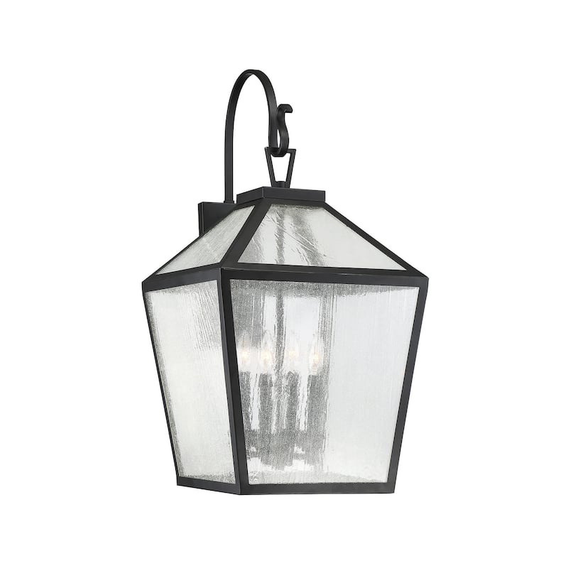 Savoy House Woodstock 4 Light 31" Tall Outdoor Wall Sconce with a