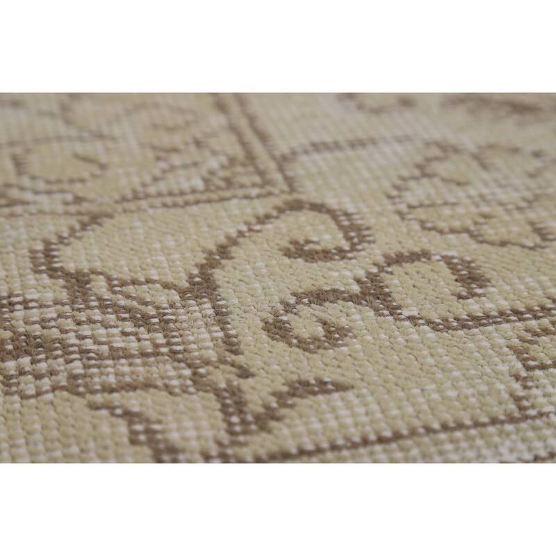 Tabriz Persian Vintage Area Rug Handmade Traditional Wool Carpet - 8'11" x 12'4"