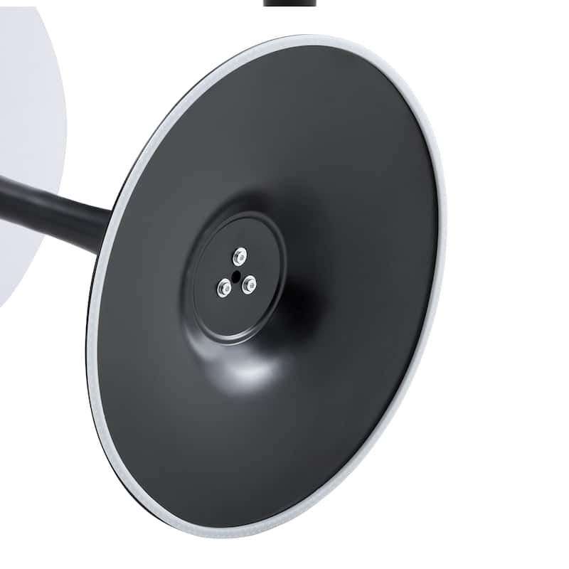 Round Dining Table, 31.5" Circle Tulip Table with Thickened Tabletop & Metal Pedestal, Mid Century Modern Bistro Table