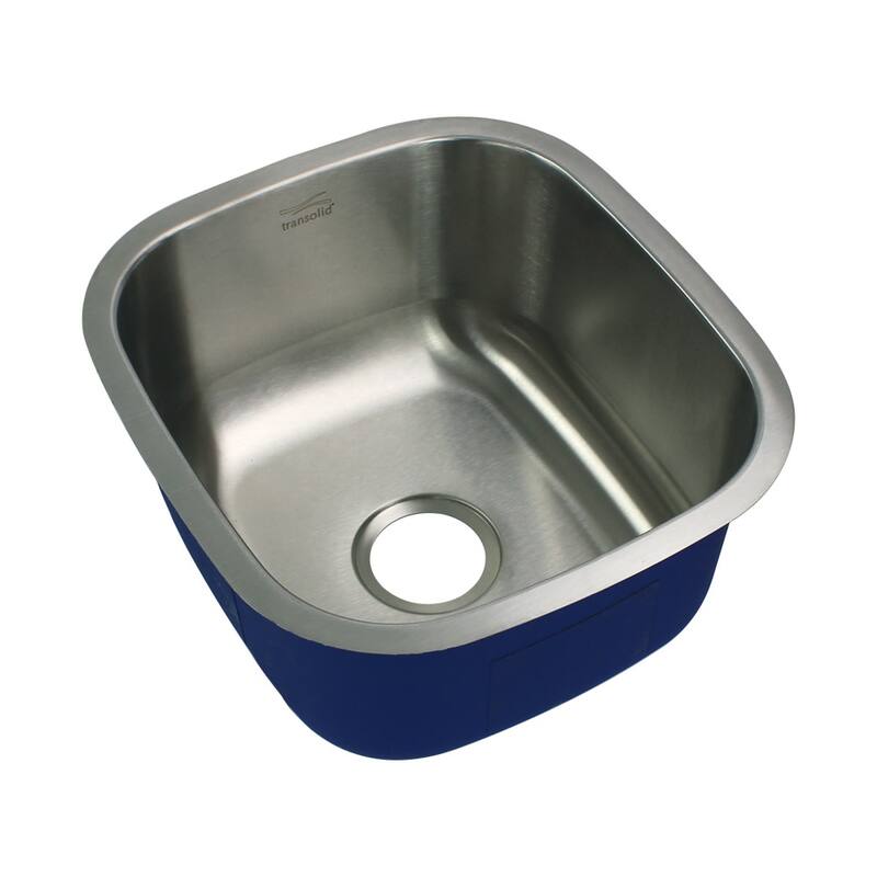 Transolid K-MUSB17189 Meridian 16-1/2" Undermount Single Basin - Stainless Steel