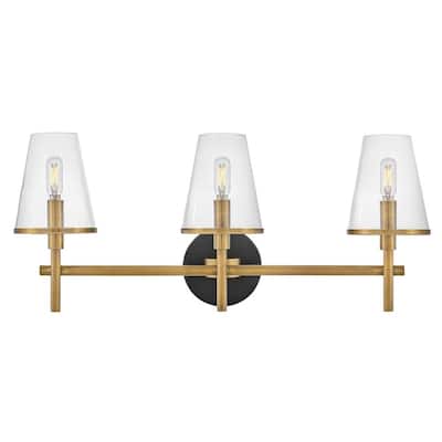 Hinkley Lighting 51083 Marten 3 Light 25" Wide Vanity Light with Clear