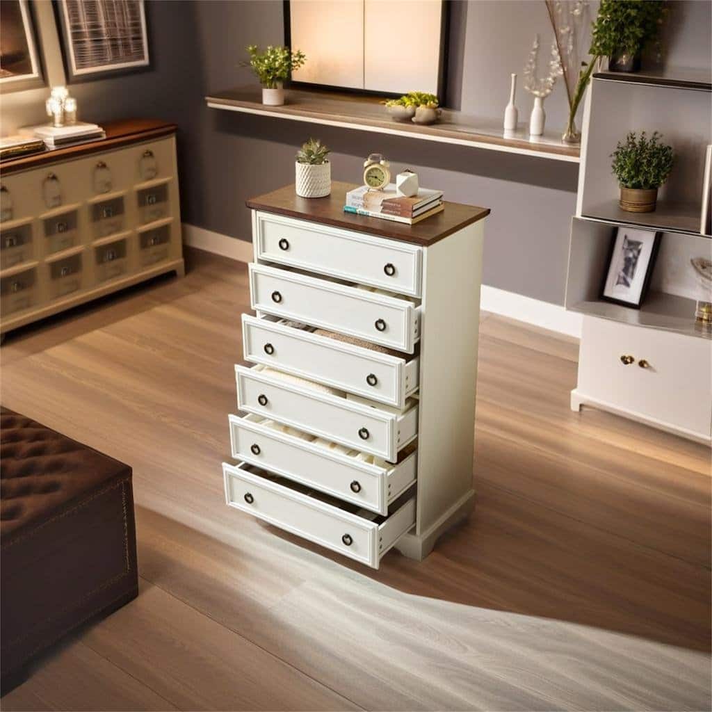 Modern 6 Drawer Dresser