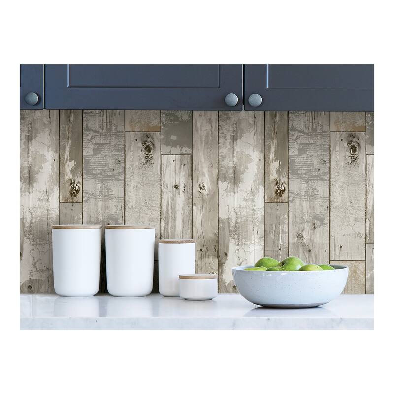 Driftwood Peel and Stick Wallpaper - 20.5 x 216