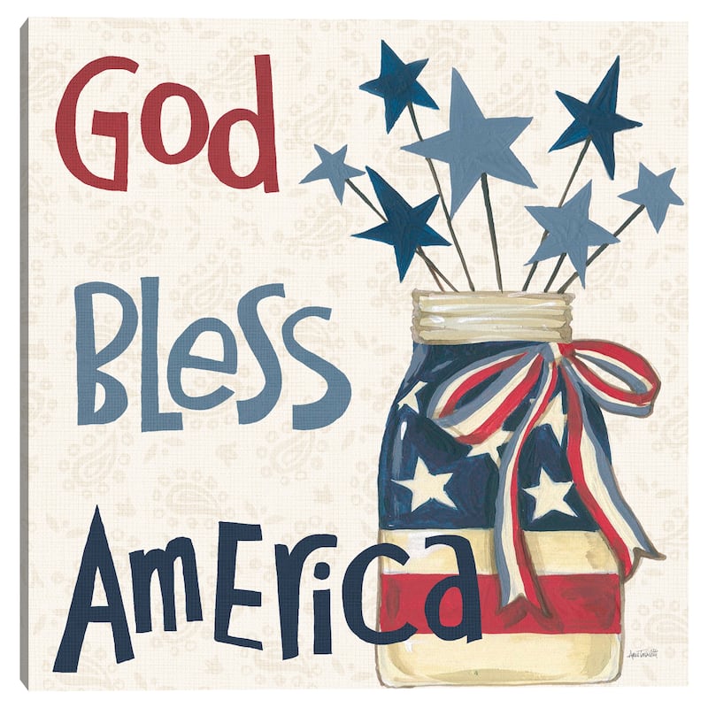 American Country II by Anne Tavoletti Canvas Art Print