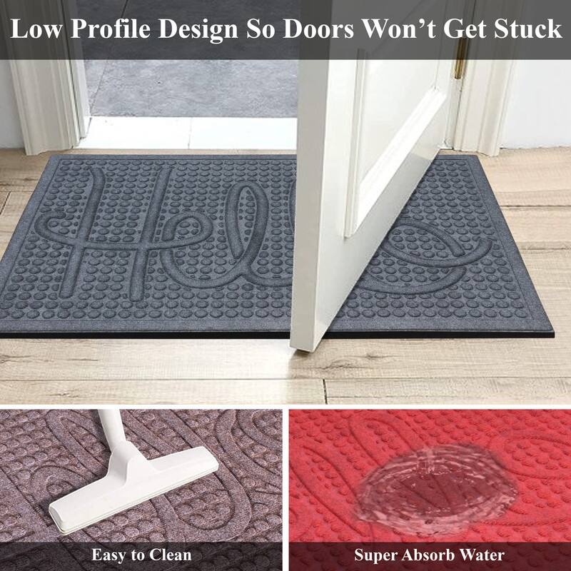 A1HC Water Retainer Indoor/Outdoor 24"X36" Doormat
