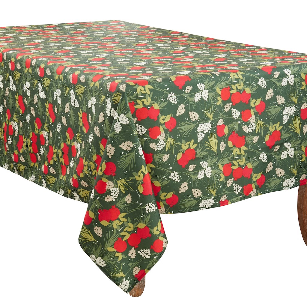 Pomegranate Design Holiday Tablecloth
