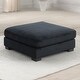 preview thumbnail 1 of 17, Bentley Ottoman Gray / Cream / Black