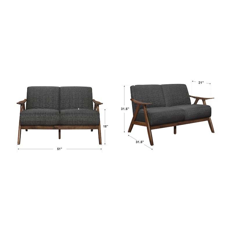 Levine 3-Piece Retro Living Room Sofa Set