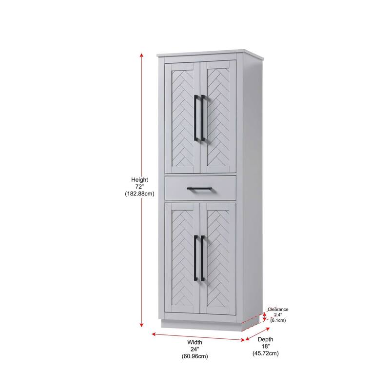 Raphael Bath Storage Cabinet (16-28 In.)