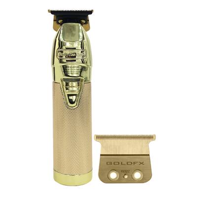 BaByliss Pro GOLDFX+ Lithium Outlining Trimmer Gold FX787NG + FX707Z Replacement Outlining Trimmer T-Blade for FX787 Trimmers