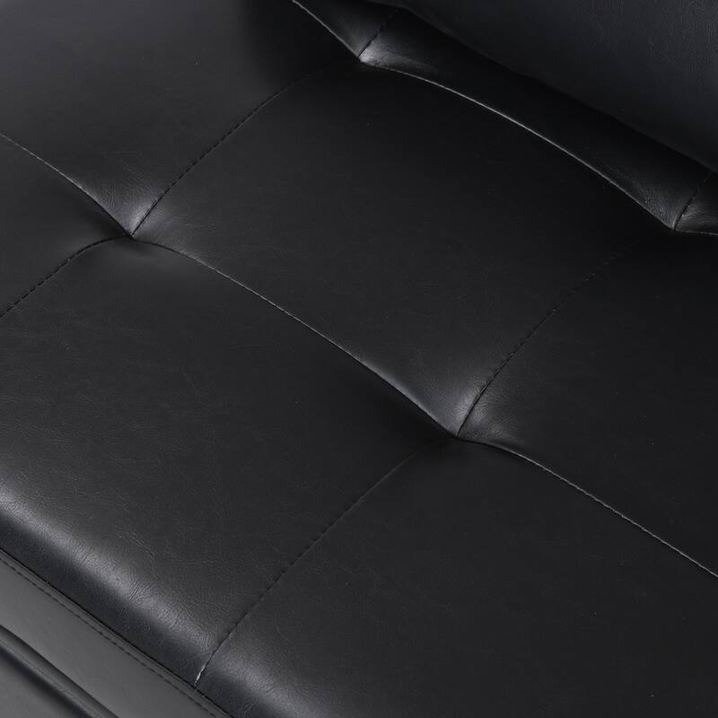 Multi-Functional Folding Ottoman Sofa Bed with Converts to Lounge Chair and Single Bed (264lb Capacity)
