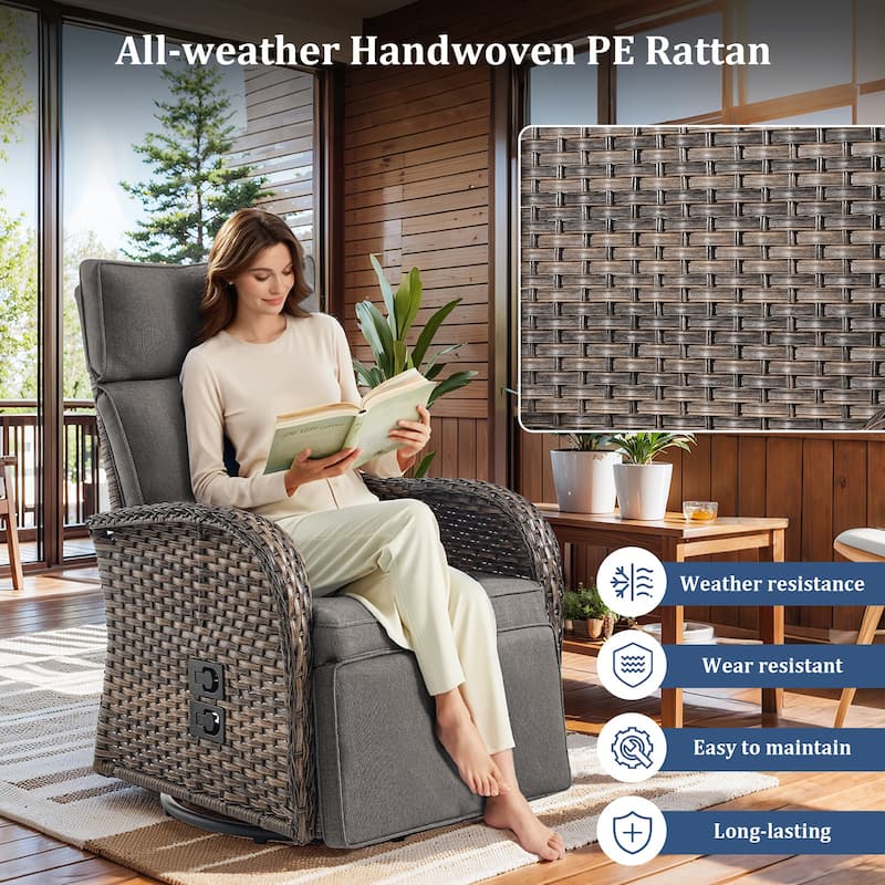 Pocassy Versatile Outdoor Recliner Chair
