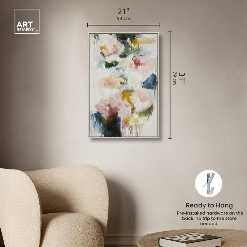 Dripping Colors I Canvas by Art Remedy