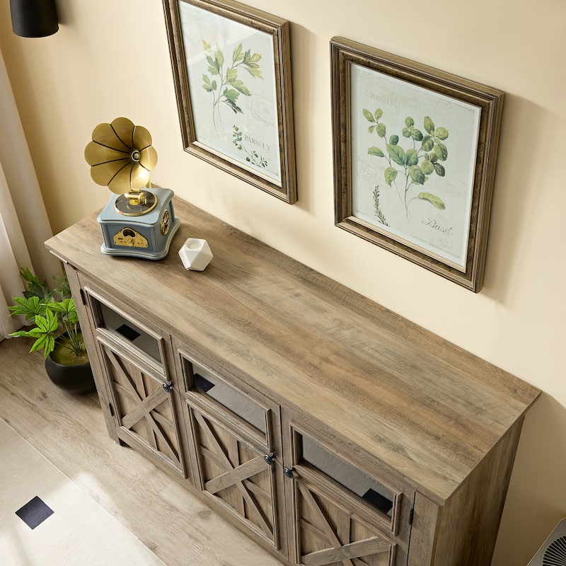 Buffet Cabinet Sideboard TV Stand Console Table with Removable Shelves