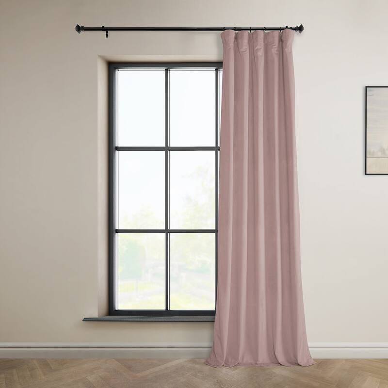 Exclusive Fabrics Heritage Plush Velvet Curtain (1 Panel)