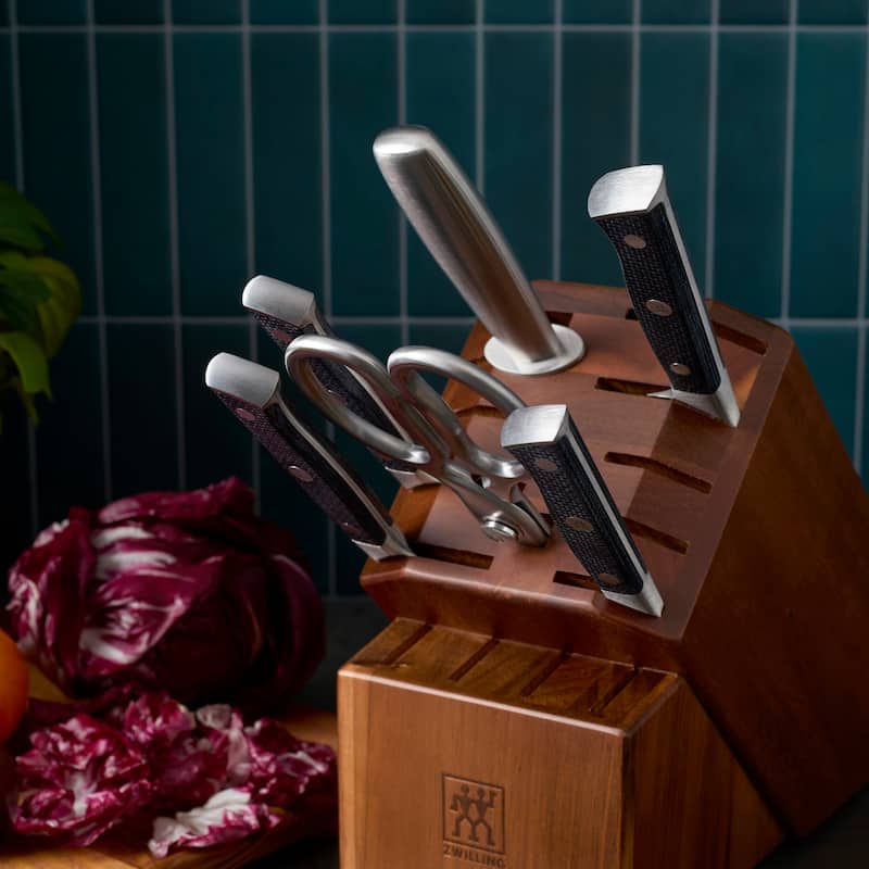 ZWILLING Spectrum 8-pc Knife Block Set - Acacia