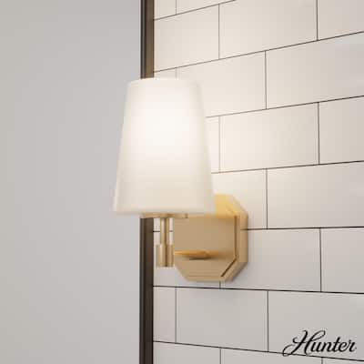 Hunter Nolita 1 Light Wall Sconce - Contemporary, Transitional