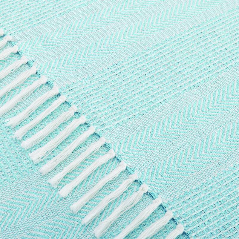 Oceanfront Resort Textured Stripe Throw