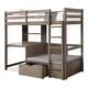 preview thumbnail 9 of 9, Furniture of America Wegh Solid Wood Twin Size Loft Bed with Workstation and Hidden Storage