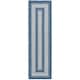 preview thumbnail 27 of 44, SAFAVIEH Handmade Braided Josefa Country Rug 2'3" x 8' Runner - Navy/Grey - Runner