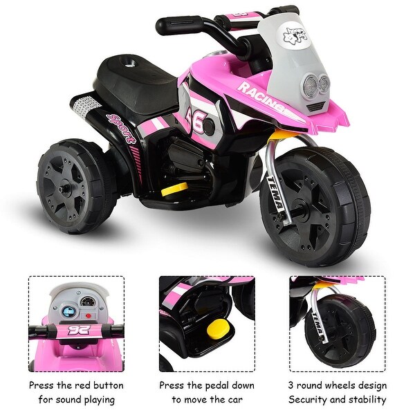 kids motorcycle pink
