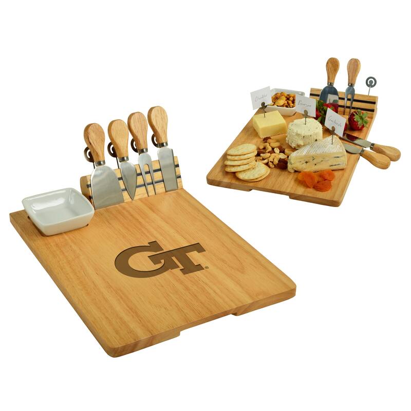 NCAA Georgia Tech Yellow Jackets Bamboo Cheese & Charcuterie Board