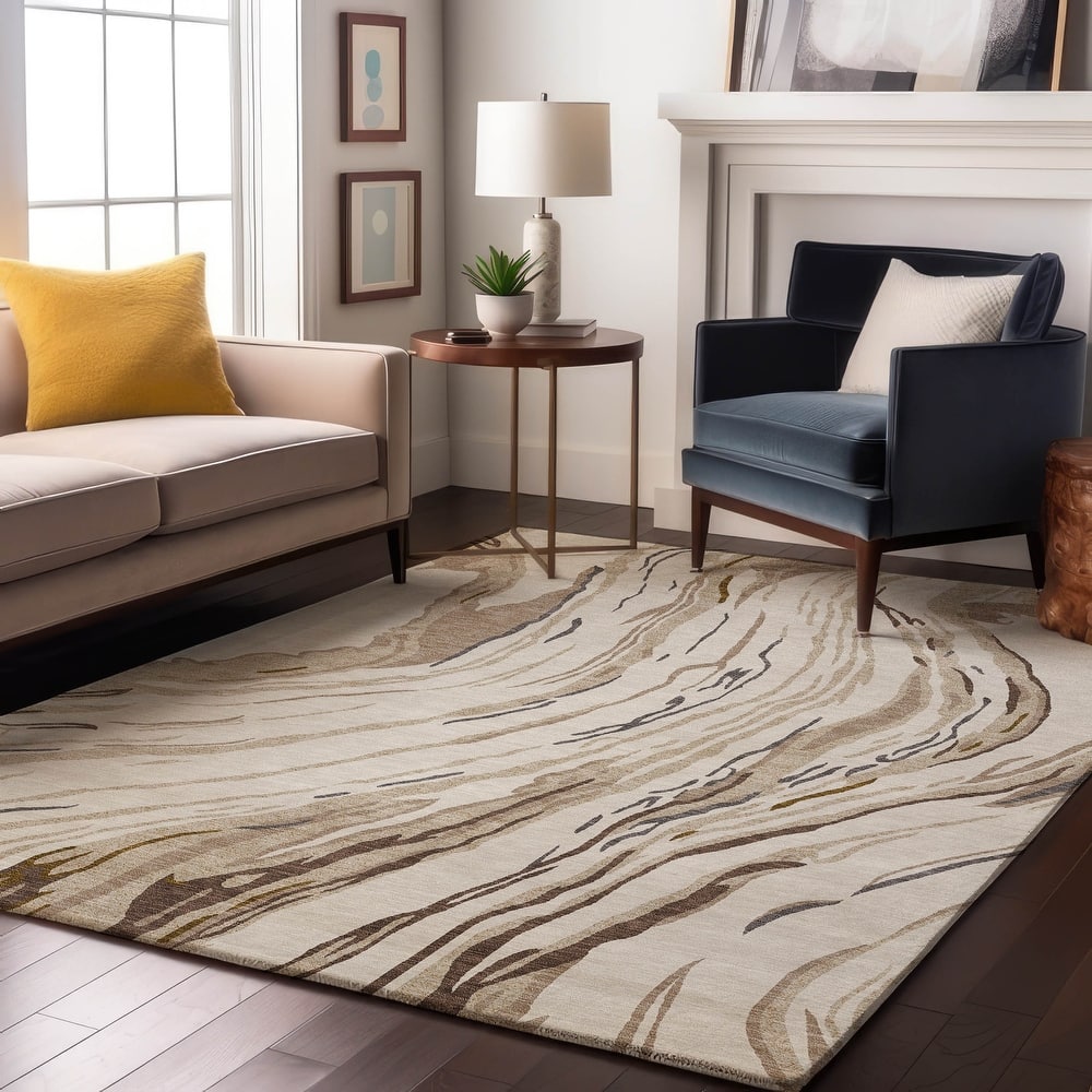 Premium Washable Super Soft Abstract Contemporary Mayfield Rug