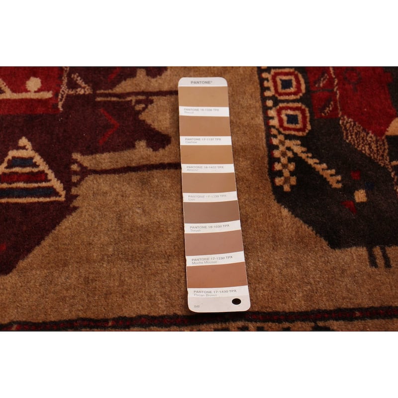 ECARPETGALLERY Hand-knotted Teimani Brown Wool Rug - 6'3 x 8'10