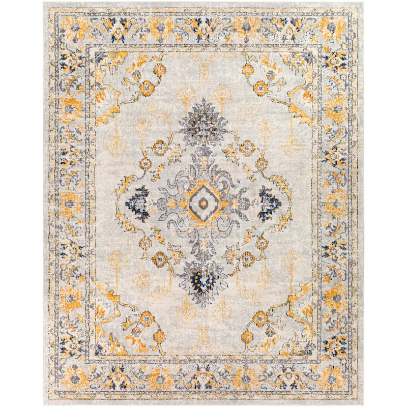 Livabliss Traditional Floransa Medallion Area Rug