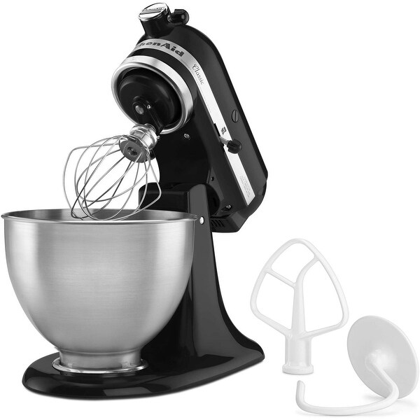 KitchenAid Onyx Black 4.5-Quart Classic Series Stand Mixer - On