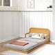 preview thumbnail 6 of 12, Pkolino Curva Rattan Floor Bed - FSC Certified Solid Wood - Natural