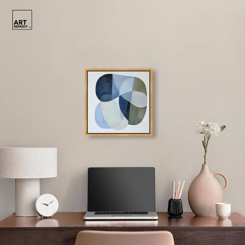 Serene Overlap II Canvas by Art Remedy