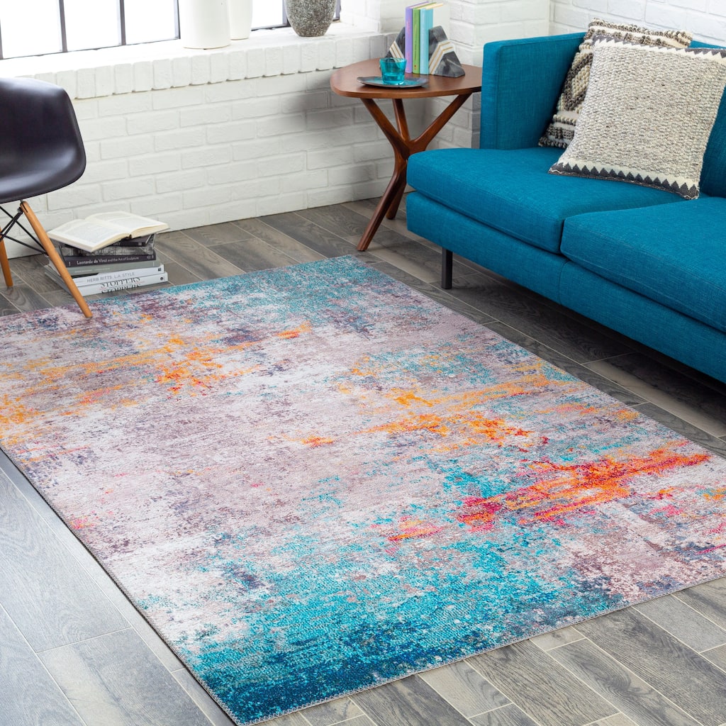 Tamrika Modern Abstract Area Rug